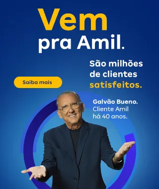 Conheça a nova campanha Amil Satisfação dos clientes.
